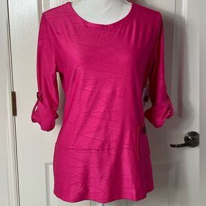 KAKTUS Women's Tunic Top in Pink Yarrow Color